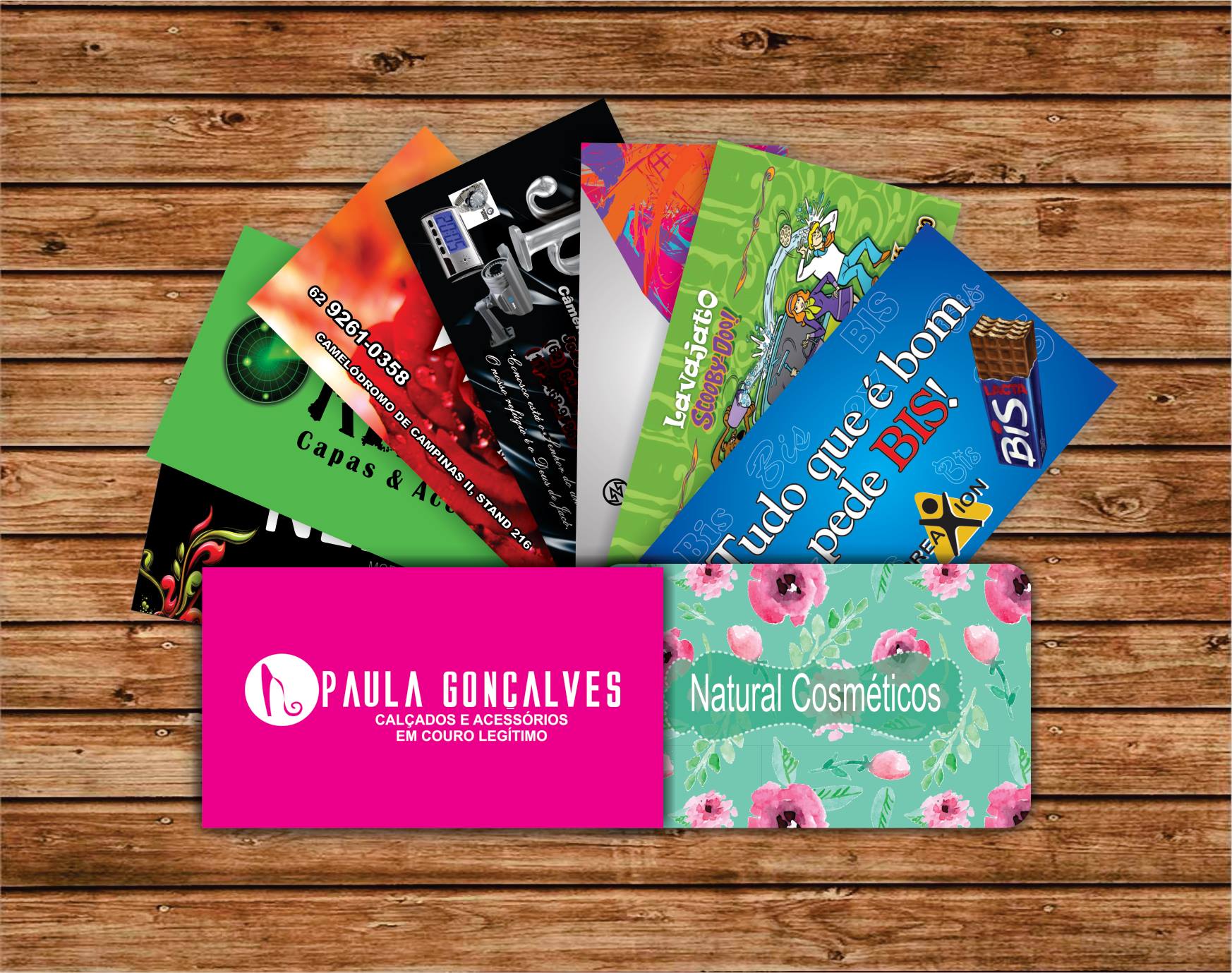 Tarjetas de visita básicas 100 unidades